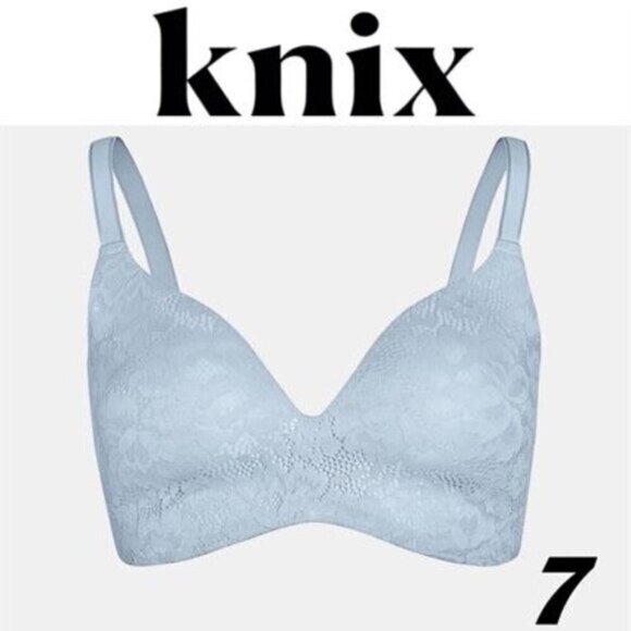 Knix - Lace Wing Woman Contour Bra - Endless Sky, limited edition. Size: 7+. NWT - Picture 1 of 8